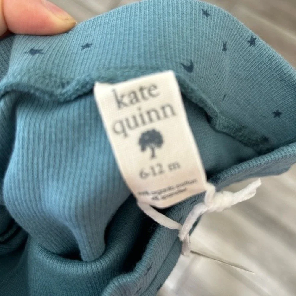 NWT Blue Kate Quinn Ribbed Retro Bloomer With Stars